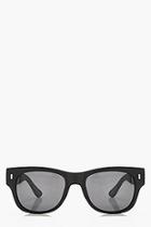 Boohoo Lucy Black Frame Square Sunglasses
