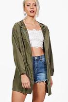 Boohoo Tilly Oversized Pocket Festival Jacket