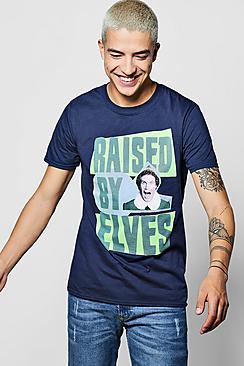 Boohoo Raised By Elves License T Shirt