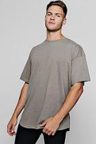 Boohoo Oversized T-shirt With Curved Hem