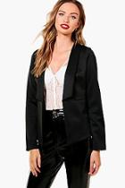 Boohoo Skyla Collared Scuba Blazer