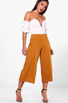 Boohoo Ivy Crepe Pintuck Detail Culotte
