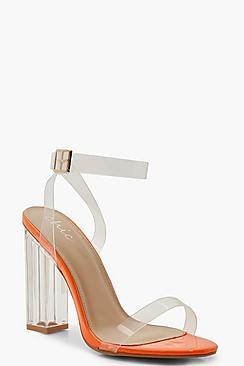 Boohoo Neon Perspex Heel 2 Parts
