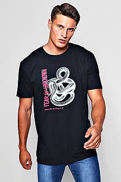Boohoo Neon Graphic T-shirt