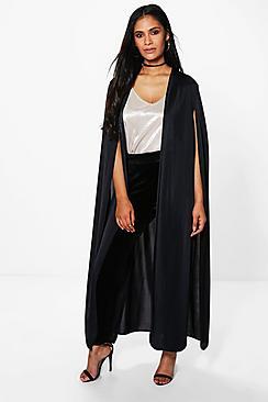 Boohoo Maisie Maxi Slinky Cape