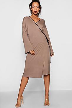 Boohoo Maxi Wrap Kimono