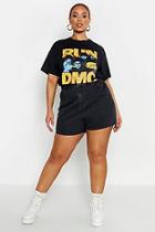 Boohoo Plus Run Dmc Licensed T-shirt