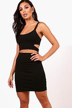 Boohoo Elizabeth Cut Out Bodycon Dress