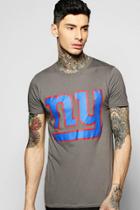Boohoo New York Giants License T Shirt Grey