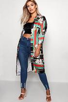 Boohoo Plus Lollie Printed Woven Kimono