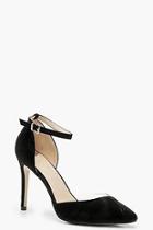 Boohoo Lola Wide Fit Perspex Pointed Court Shoes