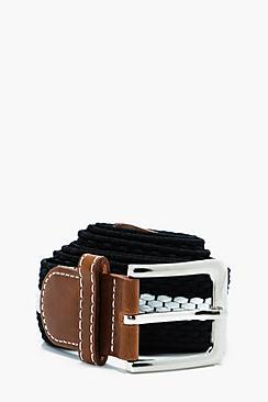 Boohoo Elasticated Striped Belt