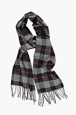 Boohoo Woven Check Scarf