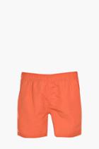 Boohoo Amber Plain Mid Swim Short Amber