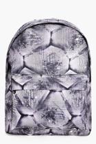 Boohoo Melissa Geo Print Backpack Multi