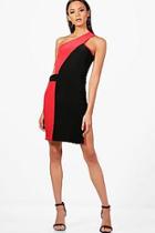 Boohoo Tall One Shoulder Cut Out Mini Dress