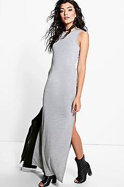 Boohoo Jinny Basic Racer Back Bodycon Dress