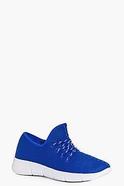 Boohoo Jessica Knitted Effect Trainer