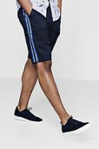 Boohoo Chino Short With Striped Side Panel