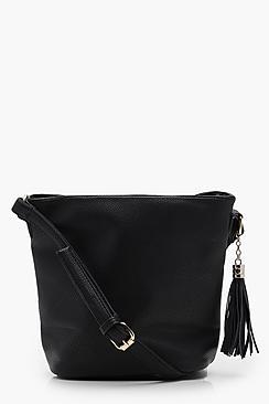 Boohoo Millie Pu Bucket Cross Body Bag