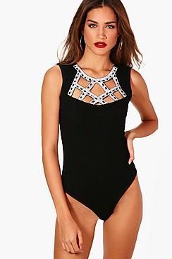 Boohoo Sophia Jewel Encrusted Choker Body