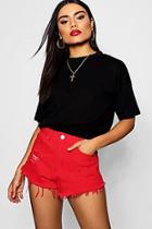 Boohoo Sophie Elasticated Crop T-shirt