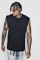 Boohoo Tank T-shirt With Fringing