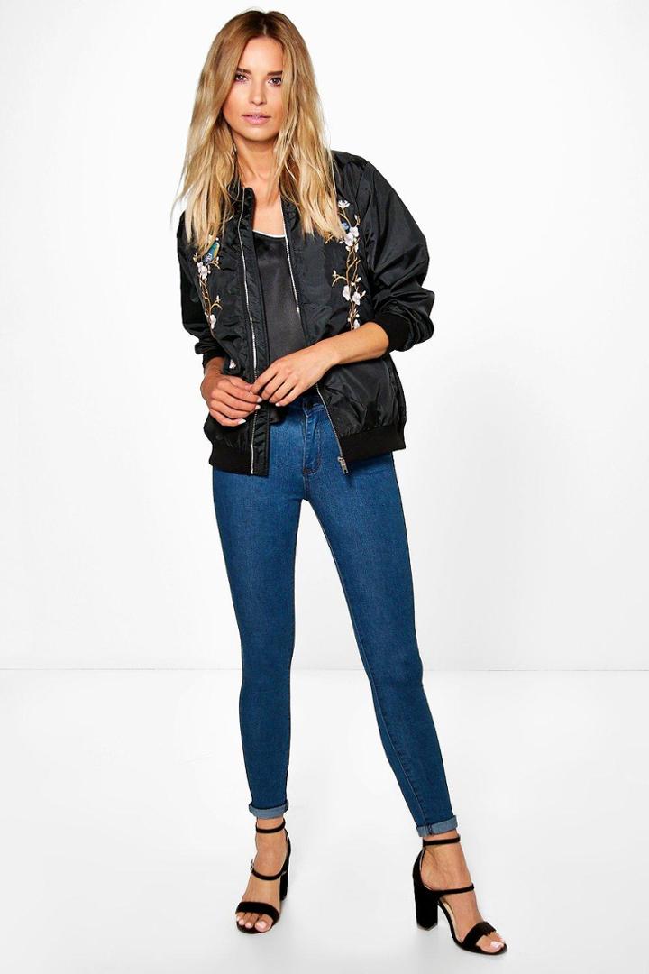 Boohoo Katie Skinny Denim Jeans Denim