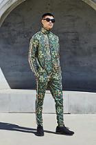 Boohoo French Montana Tropical Print Jogger Co-ord