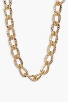 Boohoo Vintage Look Chunky Chain Necklace