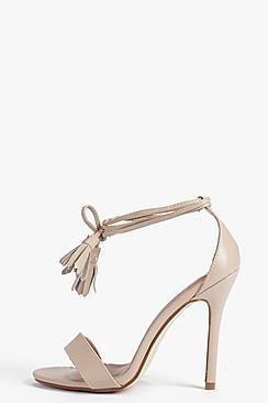 Boohoo Claire Two Part Wrap Strap Stiletto