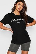 Boohoo California Slogan T-shirt