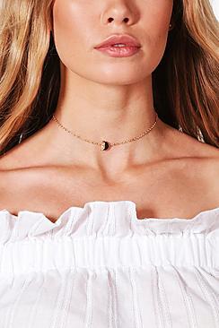 Boohoo Lisa Moon Chain Choker