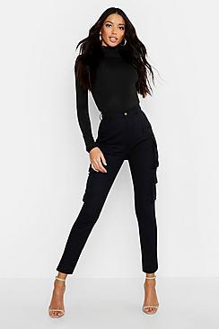Boohoo Skinny Fit Cargo Pocket Trouser