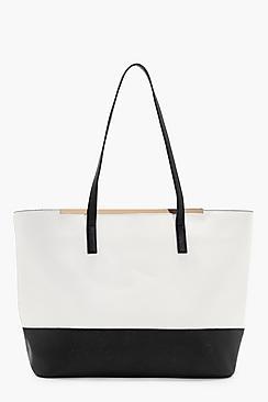 Boohoo Ella Mono Shopper Tote