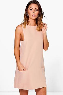 Boohoo Kaela Cutaway Shift Dress