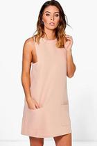 Boohoo Kaela Cutaway Shift Dress