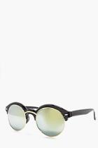 Boohoo Black Club Master Sunglasses