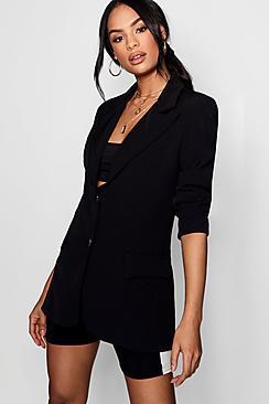Boohoo Macey Tailored Collared Pocket Detail Blazer