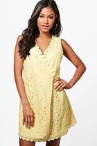 Boohoo Boutique Cole Tie Wrap Shift Dress