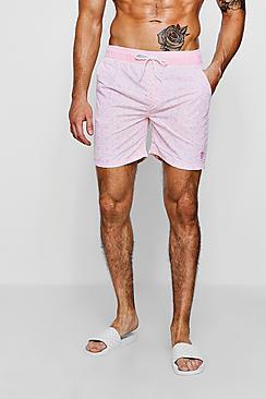 Boohoo Triangle Print Swim Short
