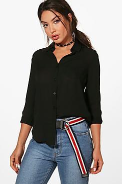 Boohoo Robyn Georgette Shirt