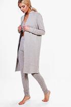 Boohoo Annabelle Longline Lounge Bomber