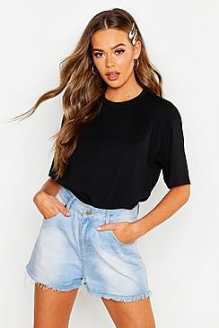 Boohoo Basic Rib Neck T-shirt