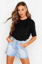 Boohoo Basic Rib Neck T-shirt