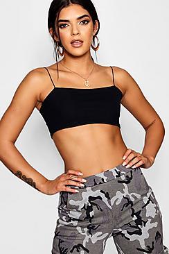 Boohoo Alicia Basic Square Neck Strappy Bandeau