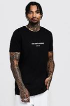 Boohoo Longline T-shirt With French Slogan