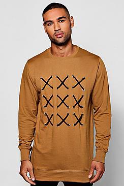 Boohoo Crew Sweater With Eyelet Detail