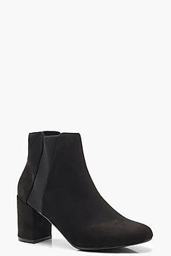 Boohoo Elastic Detail Shoe Boots