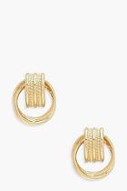 Boohoo Vintage Look Mini Circle Earrings